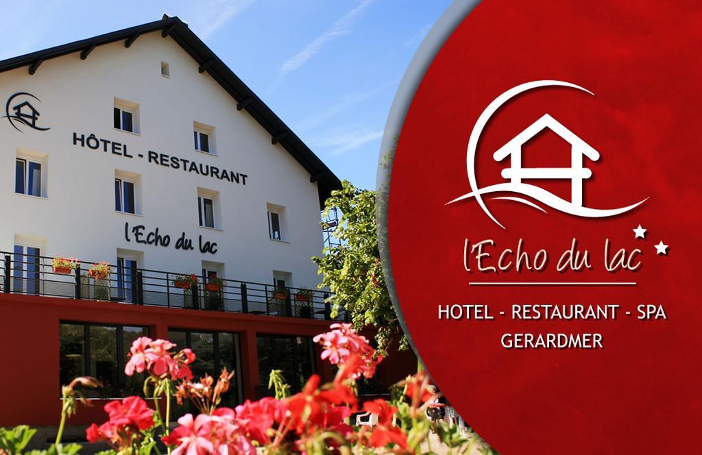 Hotel Restaurant L Echo Du Lac Gérardmer Exteriör bild